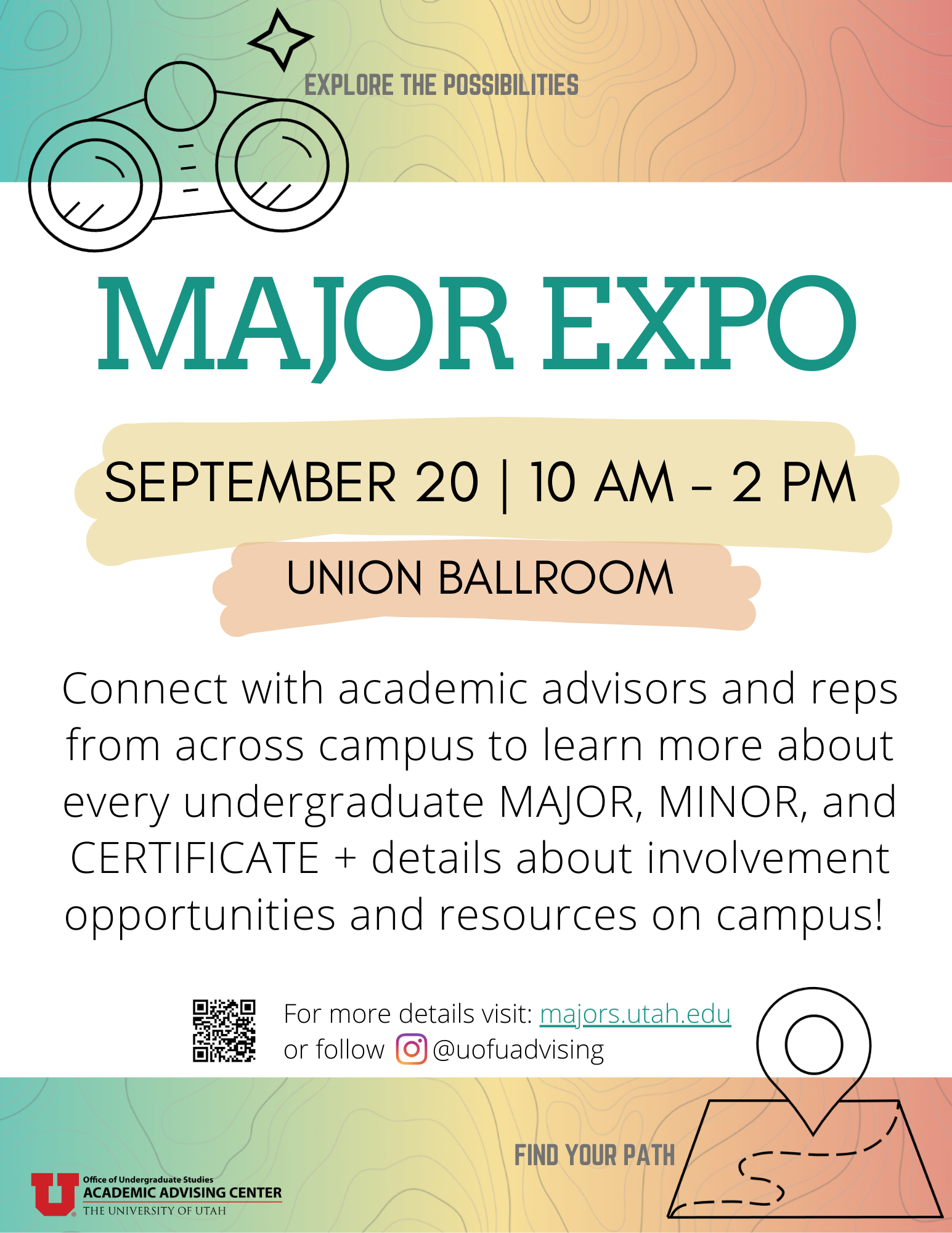 Fall 2023 Major Expo on September 20th 