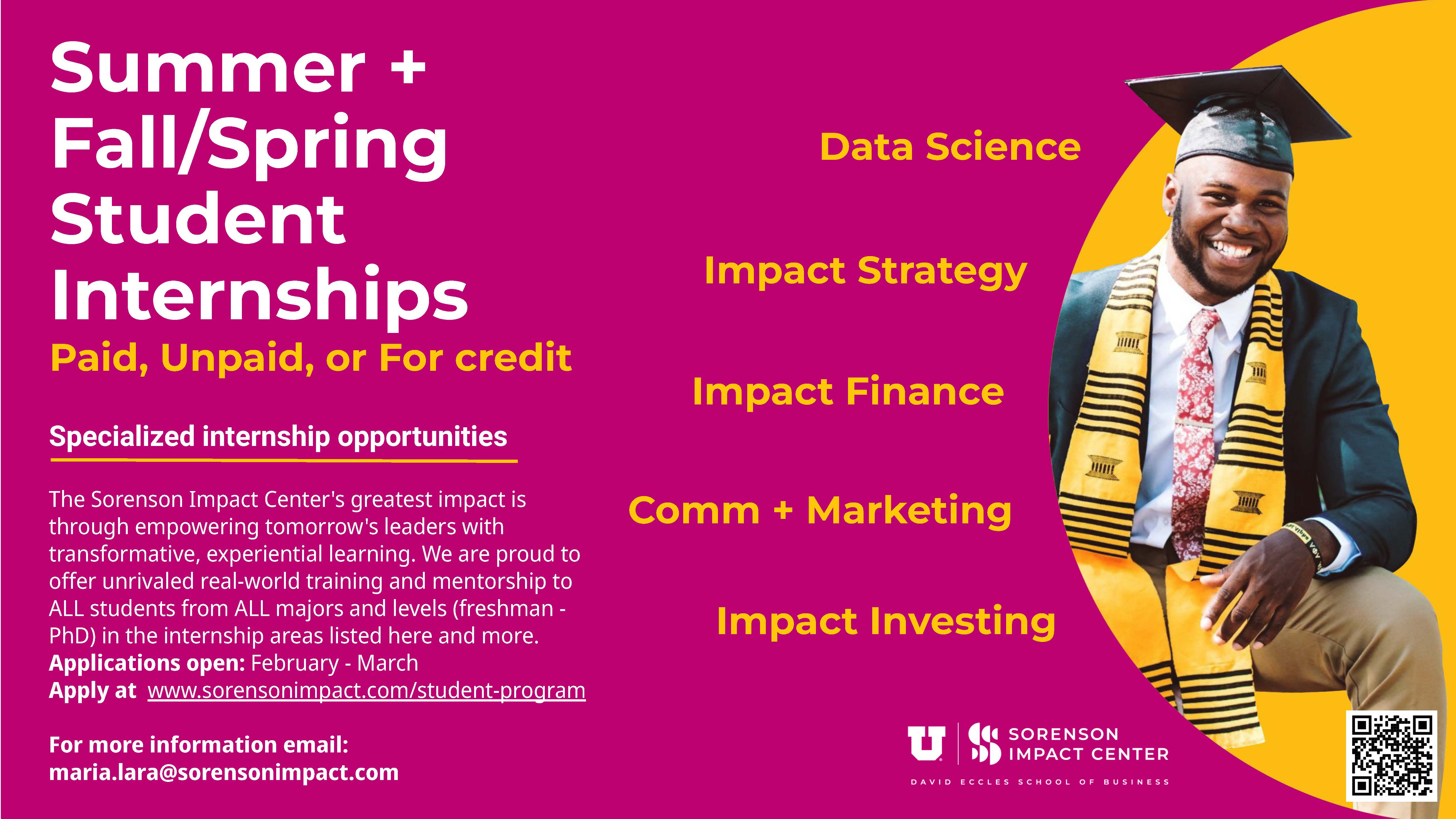 sorenson impact center internships