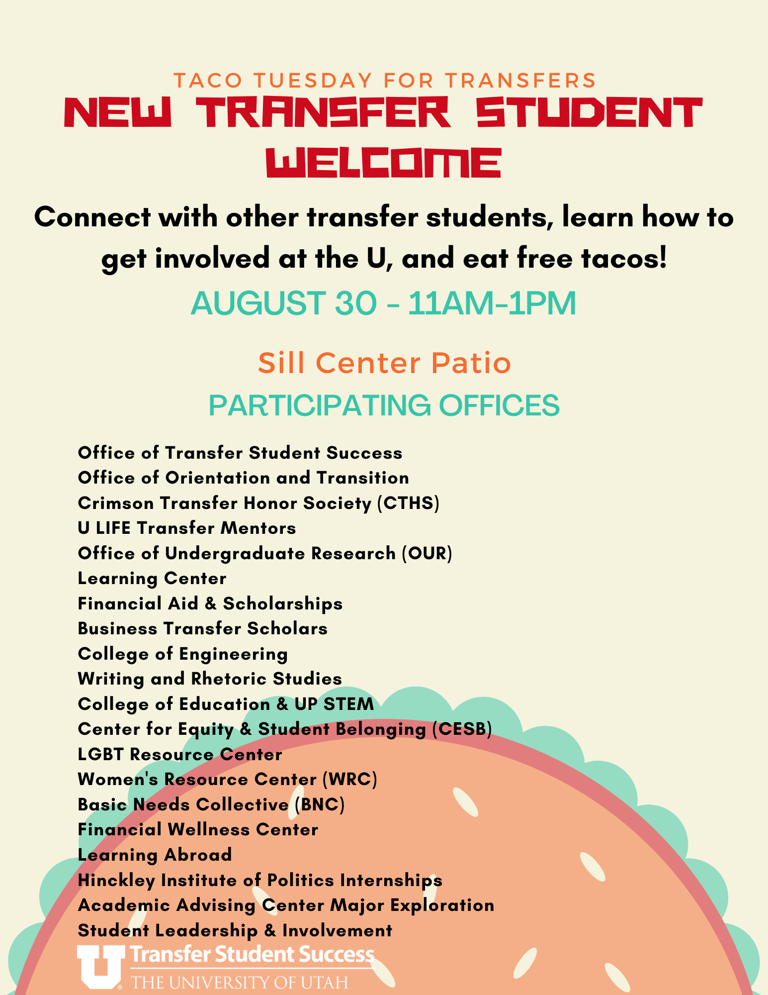 taco tuesdays for transfer students